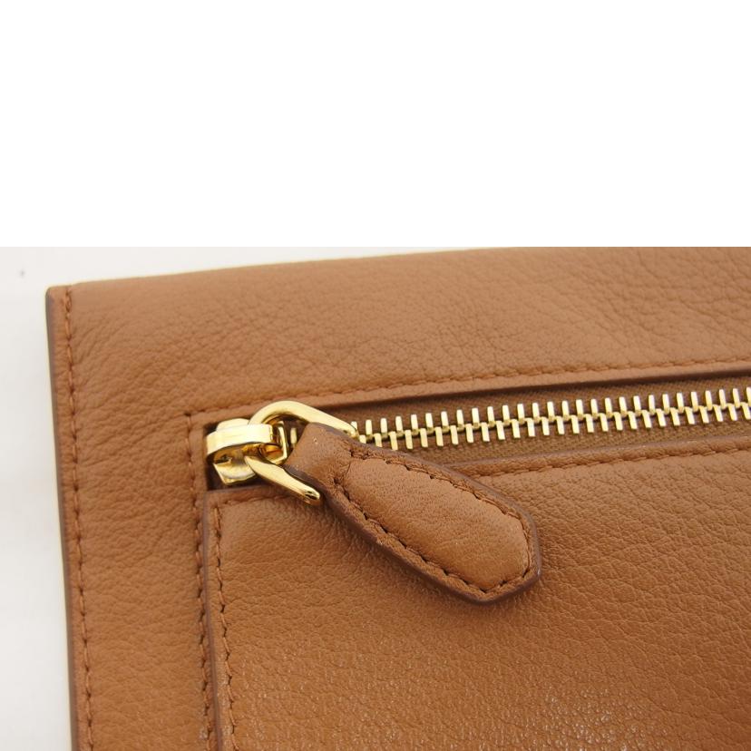 PRADA プラダ/エンベロップ二つ折り長財布/キャメル/1MF175//236/ABランク/04