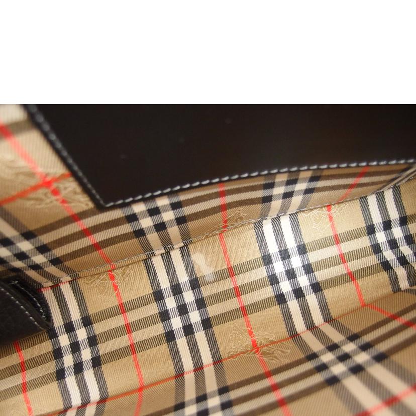 BURBERRY バーバリー/レザークラッチバッグ/セカンドバッグ/ブラック//ABランク/04