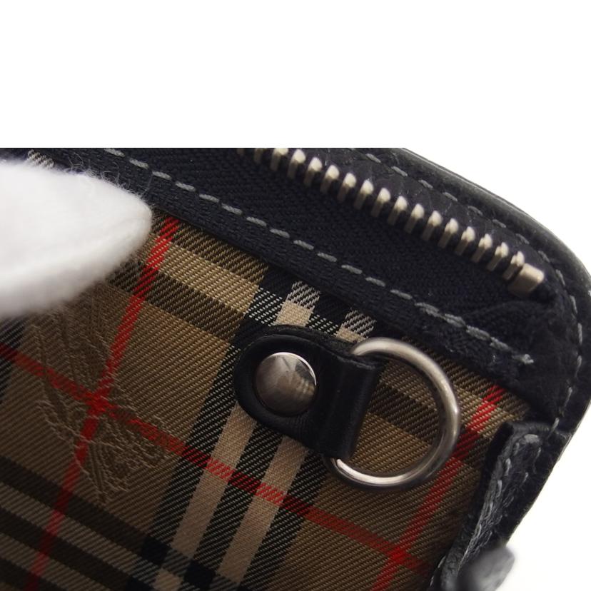 BURBERRY バーバリー/レザークラッチバッグ/セカンドバッグ/ブラック//ABランク/04