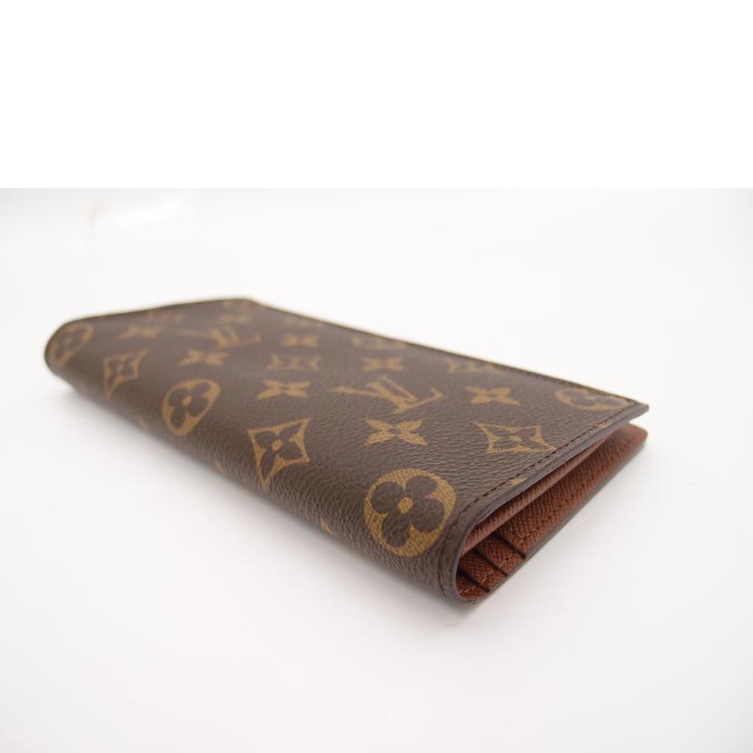 LOUIS VUITTON ルイ・ヴィトン 二つ折り長財布 ブラウン メンズ レディース/ポルトフォイユ・ブラザ/モノグラム/M66540//SP4057/Aランク/69