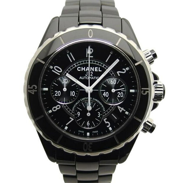 CHANEL シャネル/J12/41mm/クロノグラフ/ブラックセラミック/自動巻き/H0940//S.V********/ABランク/04