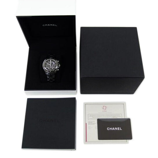CHANEL シャネル/J12/41mm/クロノグラフ/ブラックセラミック/自動巻き/H0940//S.V********/ABランク/04