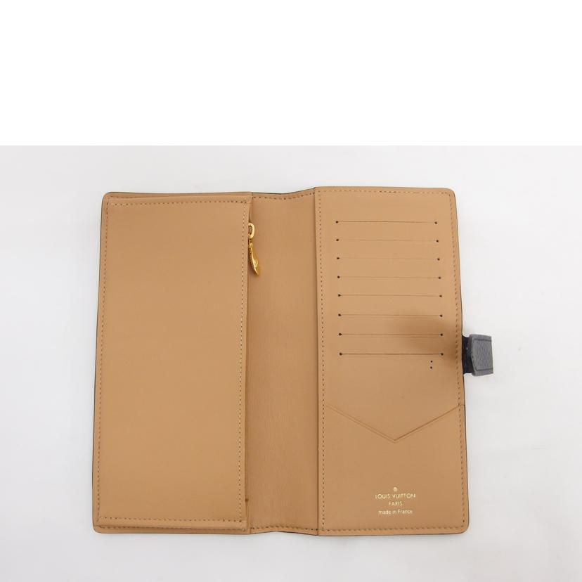 LV ルイ・ヴィトン 二つ折り長財布 トリヨンレザー/ヴェルティカル・ウォレット/ノワール/M81330//ICチ**/Aランク/04