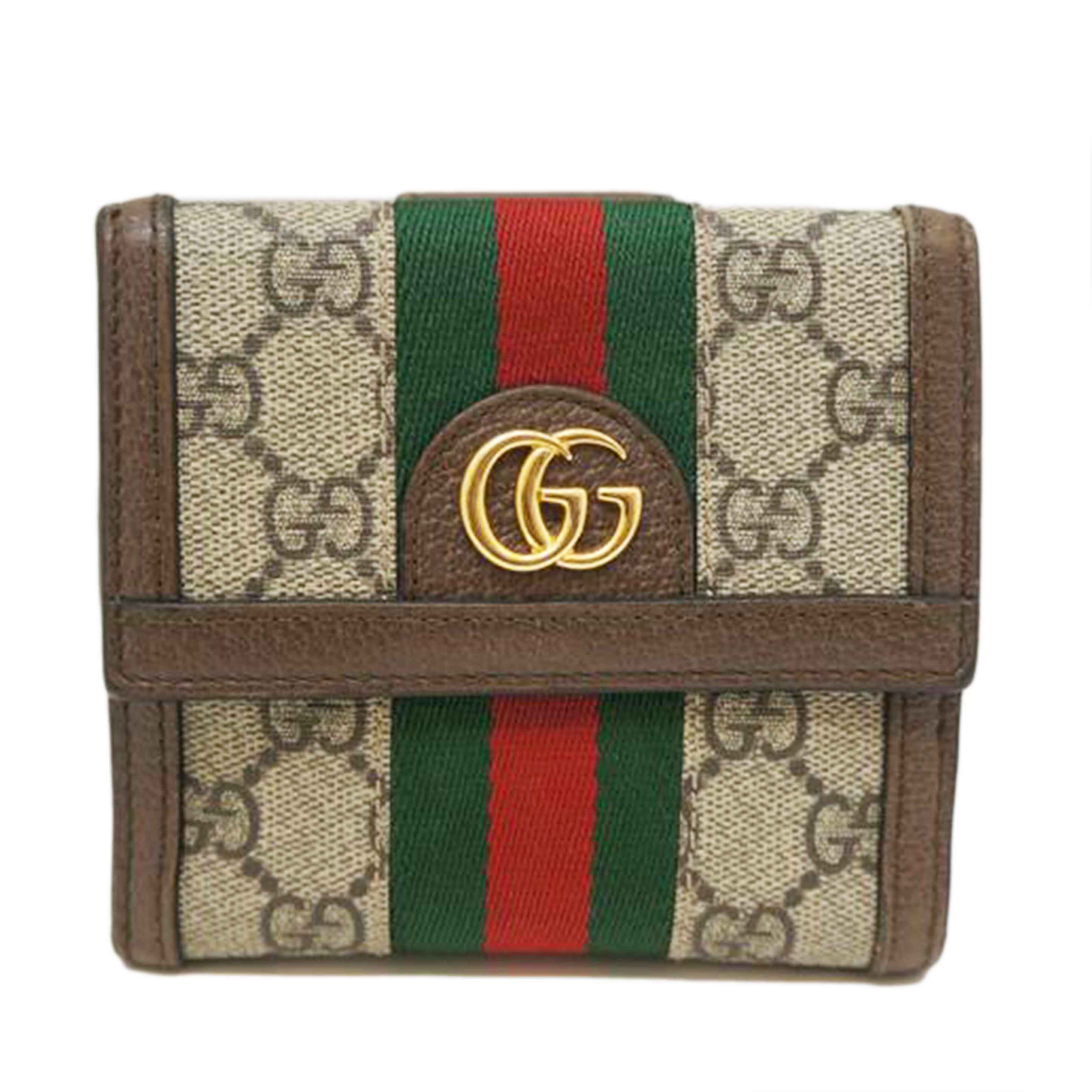 GUCCI グッチ/オフディア/GGフレンチフラップウォレット/523173//2149/ABランク/09