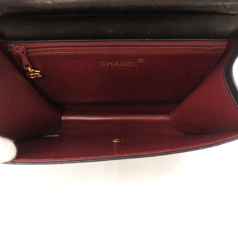 CHANEL シャネル/プッシュロック/マトラッセチェーンショルダー/ラムスキン//5105721/Bランク/77