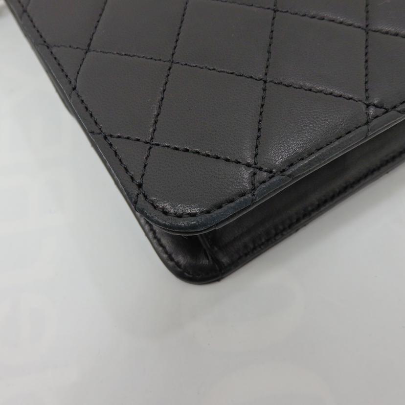 CHANEL シャネル/プッシュロック/マトラッセチェーンショルダー/ラムスキン//5105721/Bランク/77