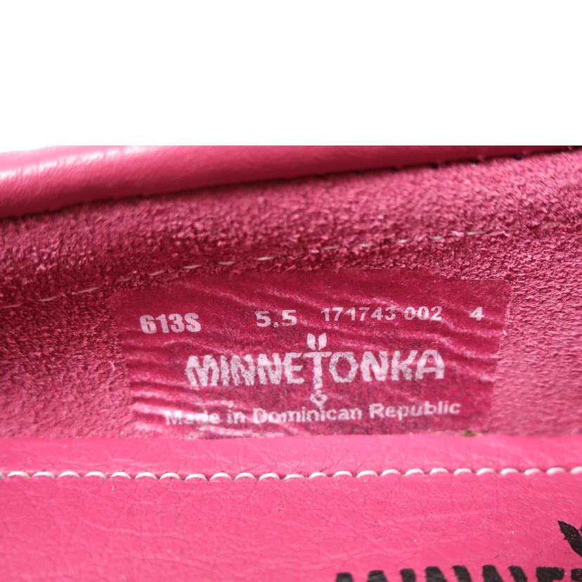 MINNETONKA ミネトンカ/レザーモカシン フラットシューズ レディース/613S//Aランク/65