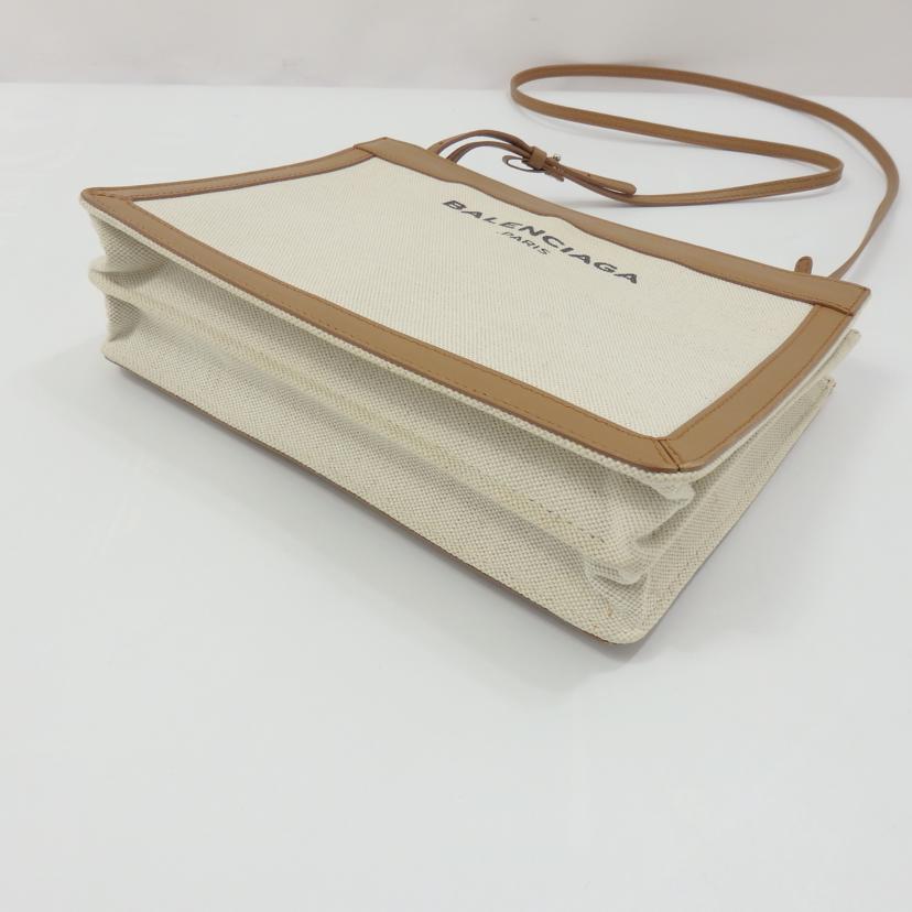 BALENCIAGA バレンシアガ/ネイビーポシェット/キャンバスレザーショルダー/339937//2760.F.328147/ABランク/77