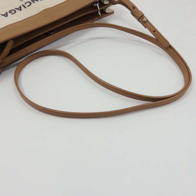 BALENCIAGA バレンシアガ/ネイビーポシェット/キャンバスレザーショルダー/339937//2760.F.328147/ABランク/77