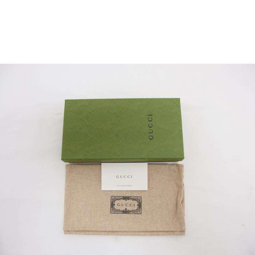 GUCCI グッチ/GGマーモント/ラウンドファスナー長財布/ブラック/456117//496***/Aランク/04