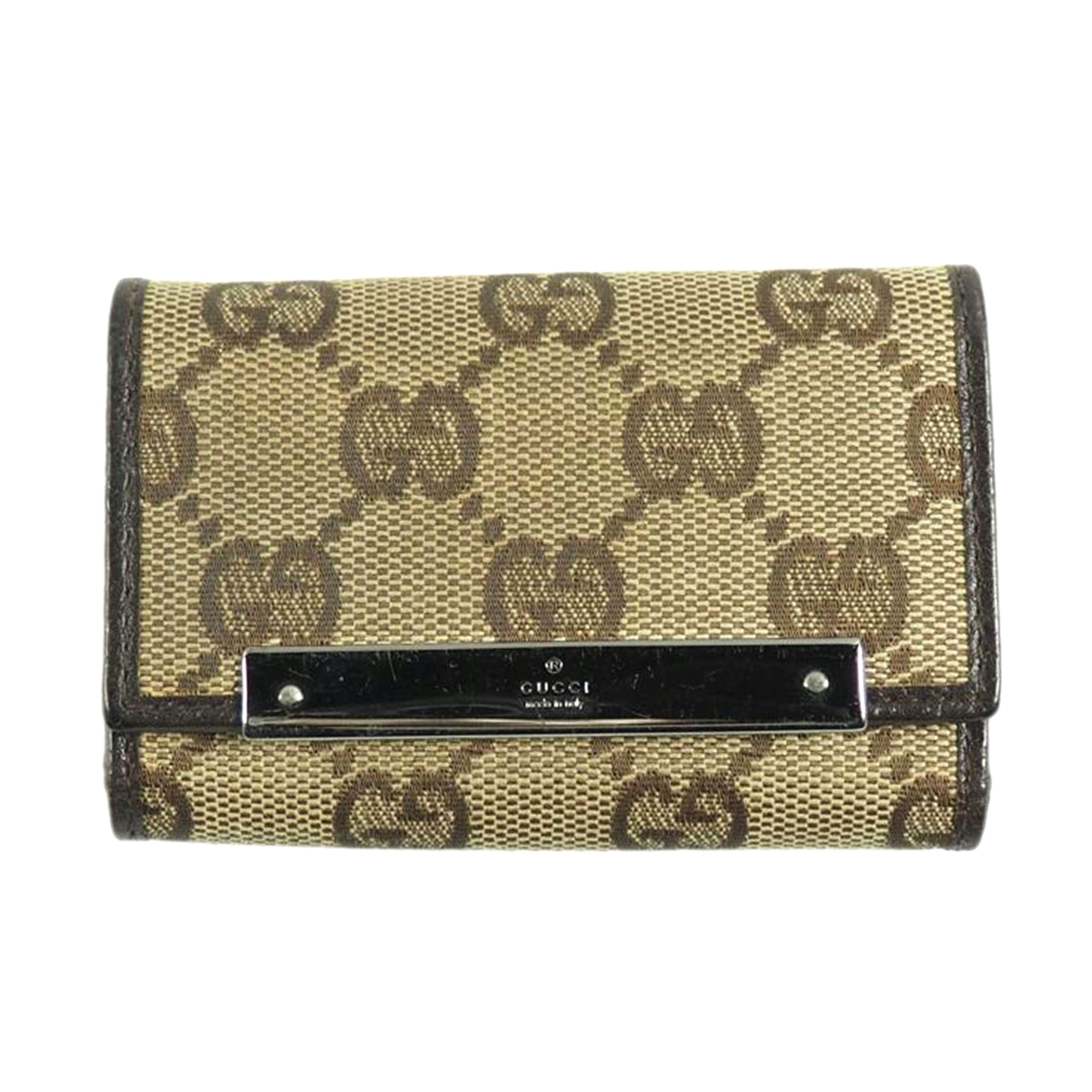 GUCCI グッチ/GGキャンバス6連キーケース/127048//BCランク/79