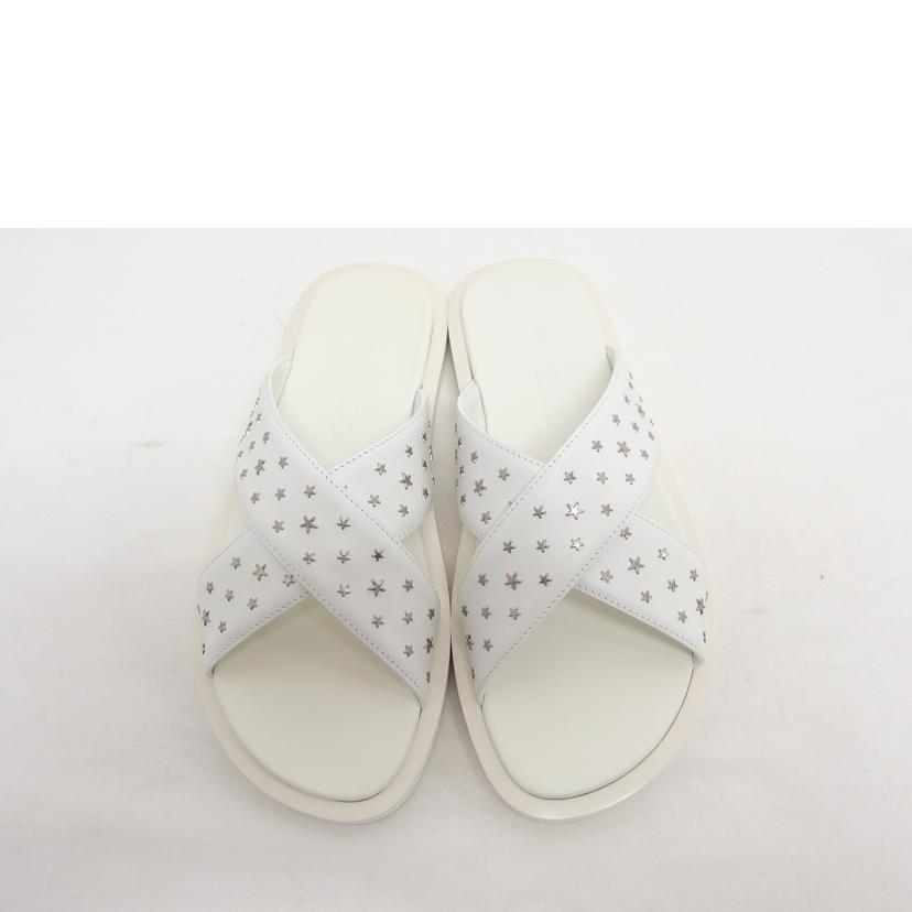 JIMMY CHOO ジミーチュウ /パルモ/スタースタッズサンダル/ホワイト//Aランク/04