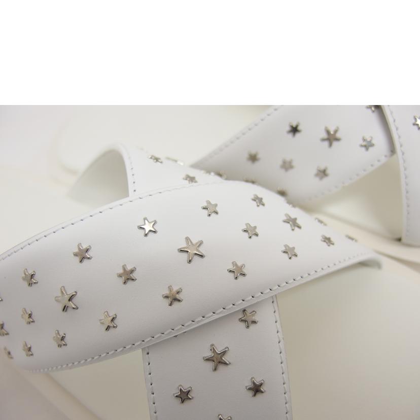 JIMMY CHOO ジミーチュウ /パルモ/スタースタッズサンダル/ホワイト//Aランク/04