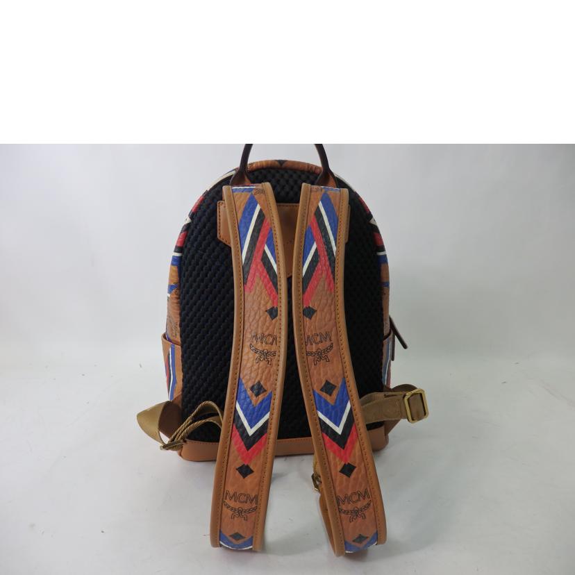 MCM エムシーエム/総柄バックパック/リュック/ストライプ/MMK8SVE58CO001//ABランク/84