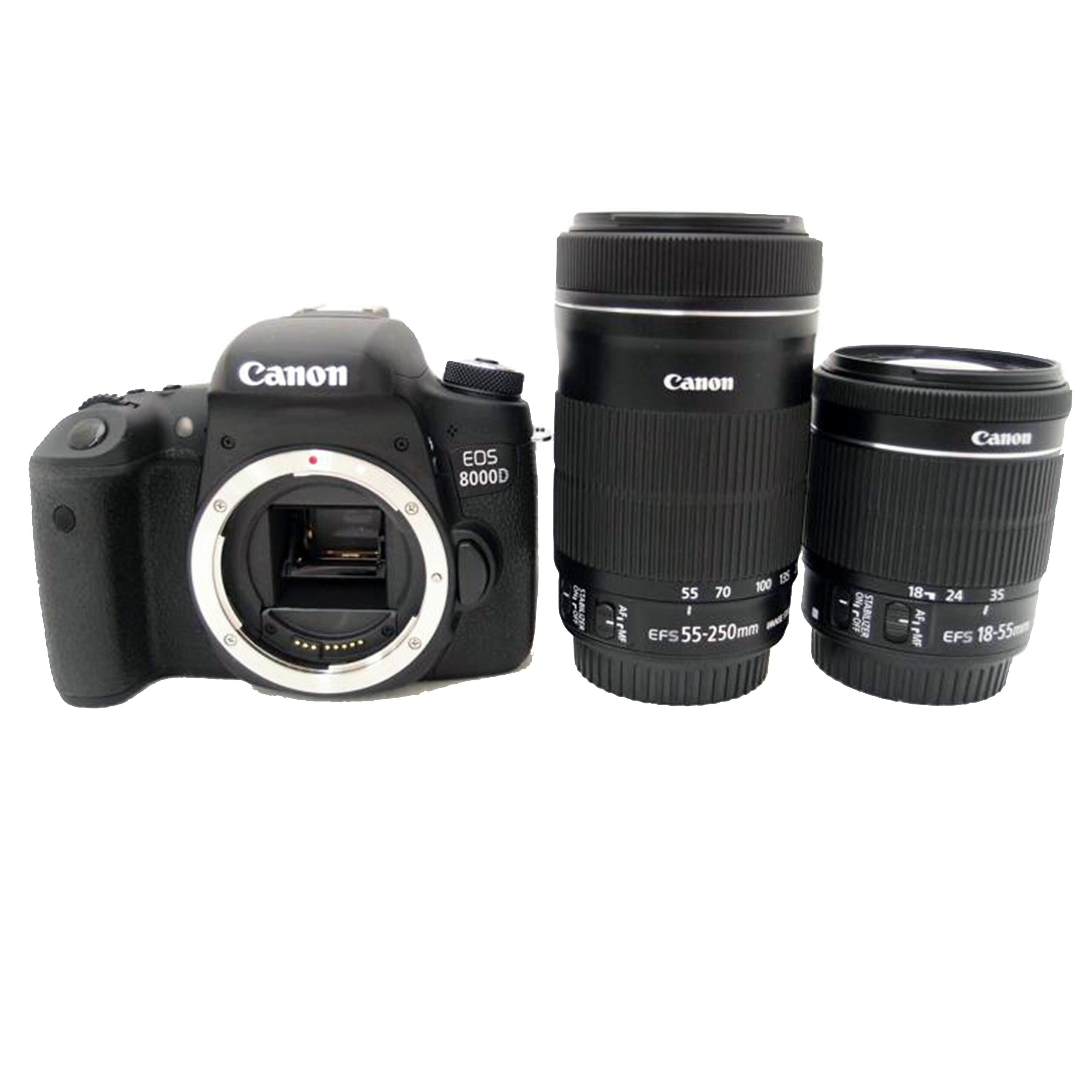 Canon キャノン/ダブルズームキット/デジタル一眼レフ/EOS 8000D//051032004316/Aランク/69