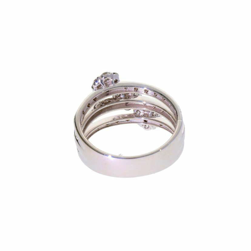 / K18WGダイヤリング0.80ct//Aランク/75