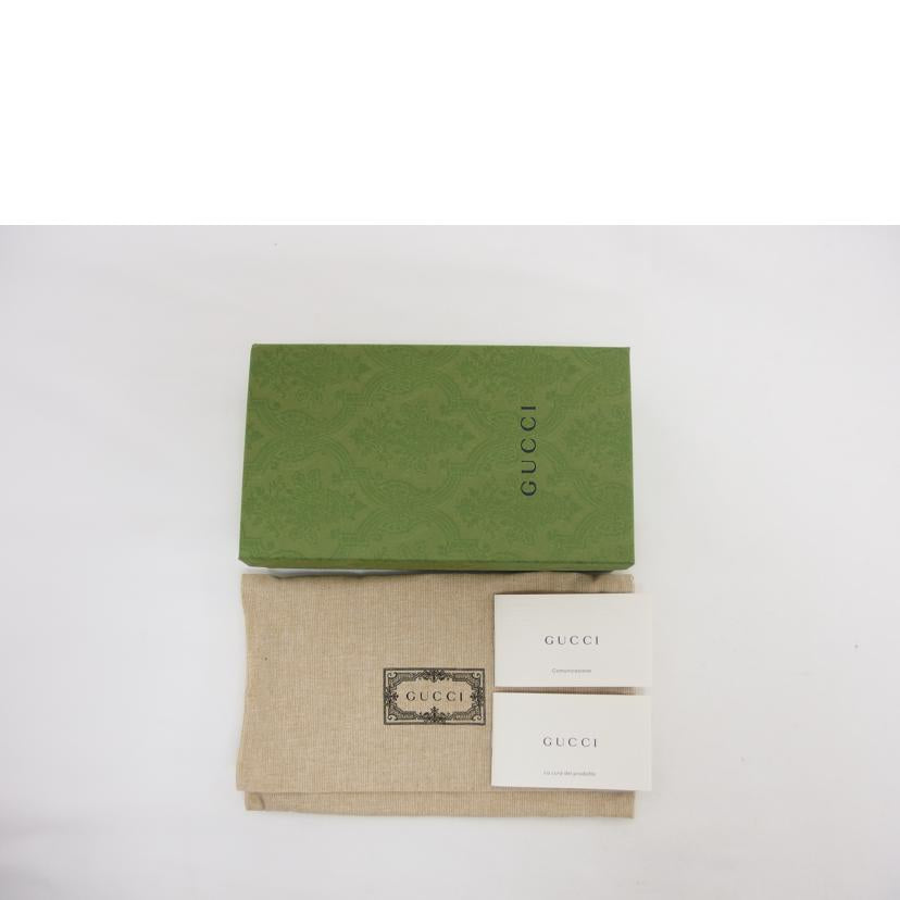 GUCCI グッチ/GGエンボス/二つ折り長財布/ブルー/625566//214*/Aランク/04