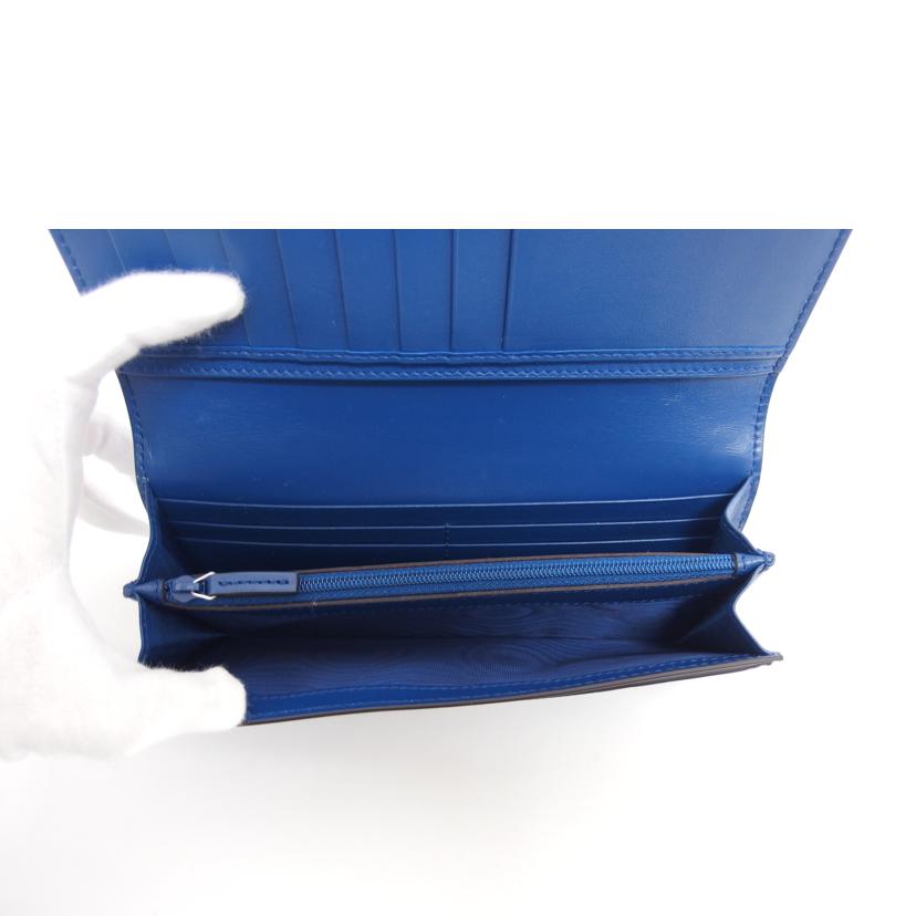 GUCCI グッチ/GGエンボス/二つ折り長財布/ブルー/625566//214*/Aランク/04