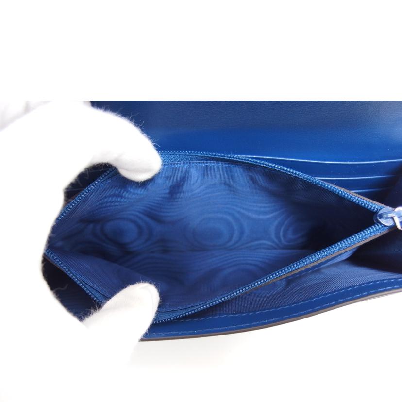 GUCCI グッチ/GGエンボス/二つ折り長財布/ブルー/625566//214*/Aランク/04