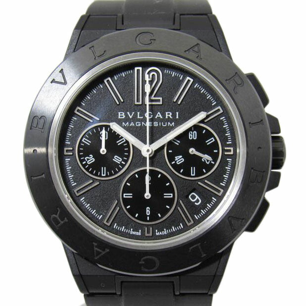 BVLGARI/ディアゴノマグネシウム/クロノグラフ/AT/DG42SMC CH//PO01616/ABランク/62