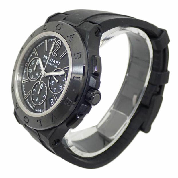 BVLGARI/ディアゴノマグネシウム/クロノグラフ/AT/DG42SMC CH//PO01616/ABランク/62