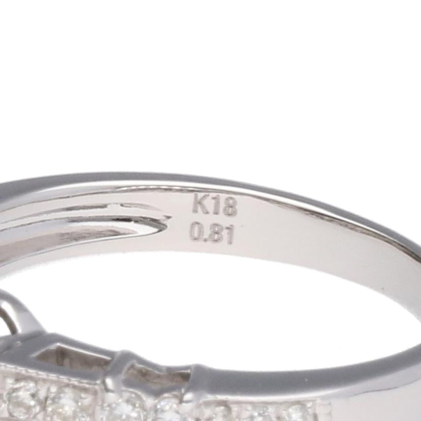 / K18ダイヤリング0.81ct//Aランク/75