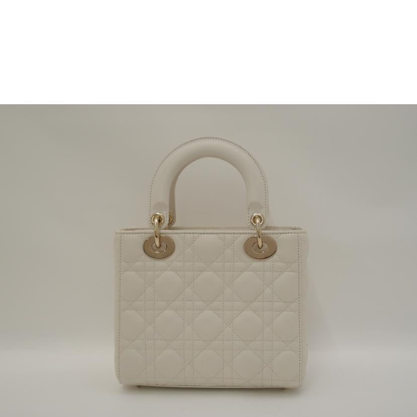 DIOR ディオール ハンドバッグ カナージュ ラムスキン レディース/レディディオール・MY ABCDIOR/ホワイト/MO538OCAL M030//04-MA-0291/SAランク/69