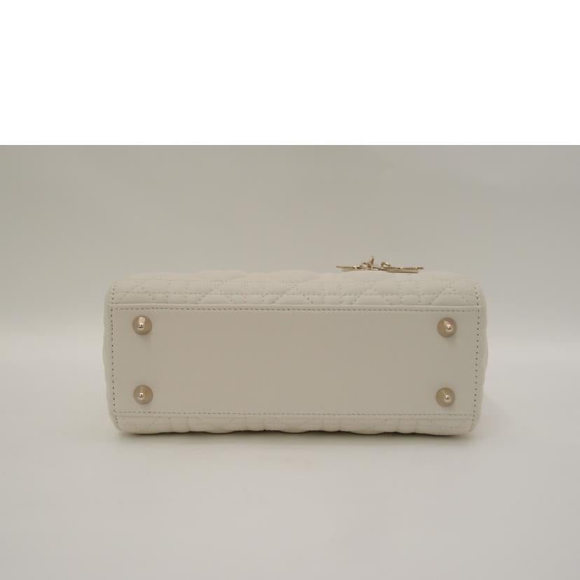 DIOR ディオール ハンドバッグ カナージュ ラムスキン レディース/レディディオール・MY ABCDIOR/ホワイト/MO538OCAL M030//04-MA-0291/SAランク/69