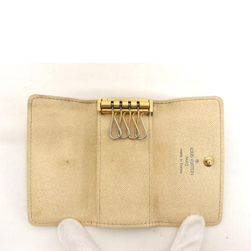 LV ルイヴィトン キーケース/ミュルティクレ4/ダミエ/アズール/N60386//CT2***/Bランク/04