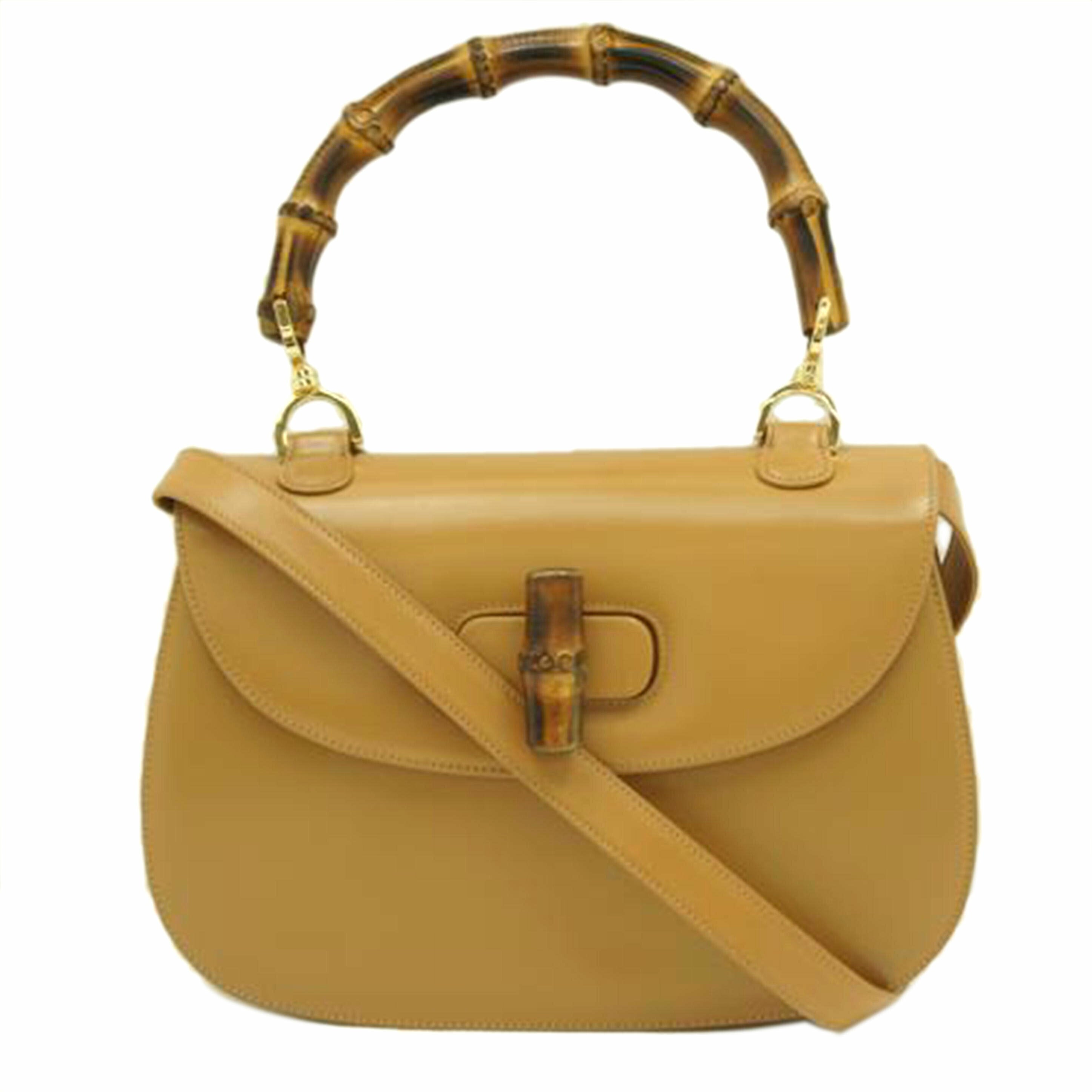 GUCCI グッチ/バンブーレザー2WAYショルダー/000.01.//0633 /ABランク/75