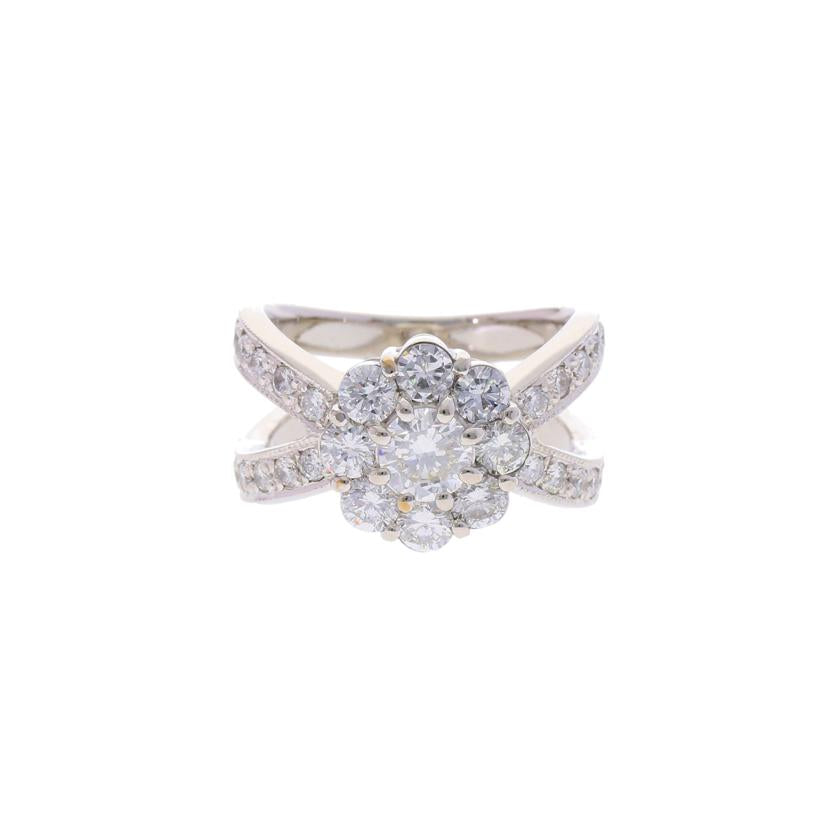 / PT900ダイヤリング0.41/1.22ct//Aランク/75