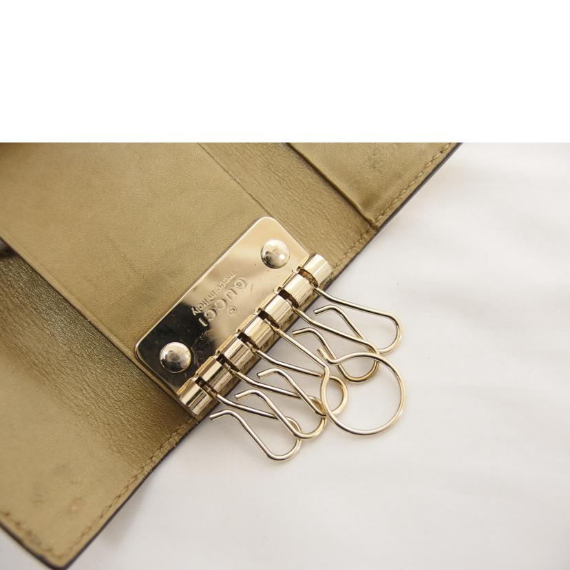 GUCCI グッチ/グッチシマ/6連キーケース/ゴールド/203551//095*/Bランク/04