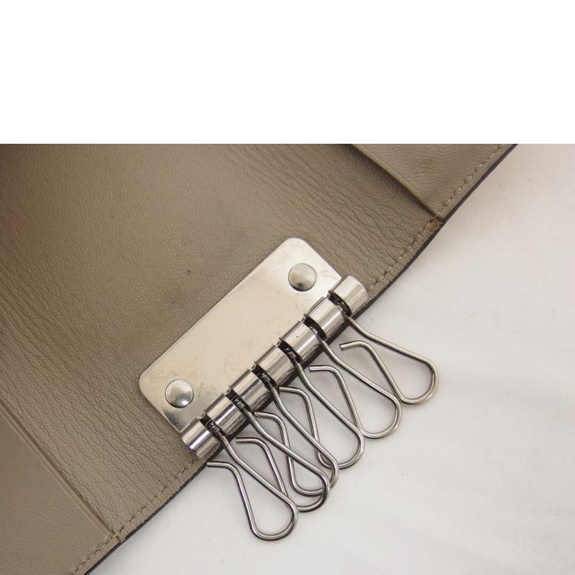 CELINE セリーヌ/6連キーケース/バイカラー/イエロー×グレージュ//S・S******/Bランク/04