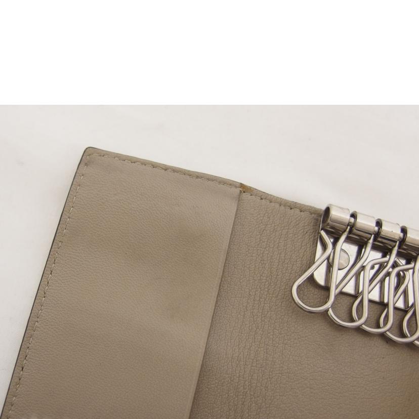 CELINE セリーヌ/6連キーケース/バイカラー/イエロー×グレージュ//S・S******/Bランク/04