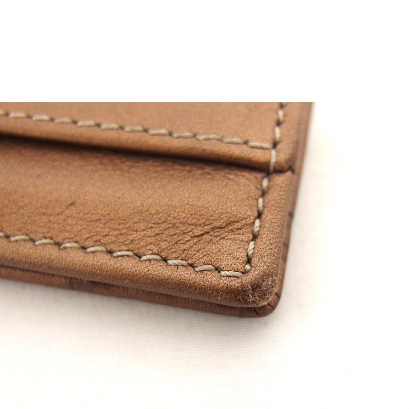 GUCCI グッチ/ラブリーグッチシマ/二つ折りパスケース/メタリックブラウン/251848//496***/Bランク/04