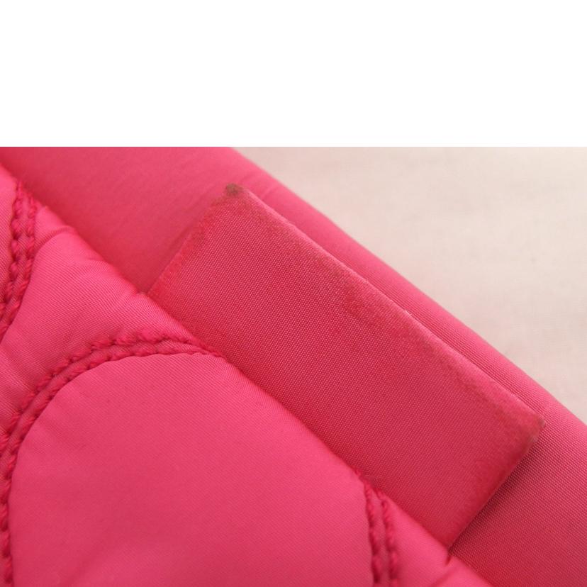 miu miu ミュウミュウ/キルティングクラッチバッグ/ピンク/5N1851//194/Bランク/04