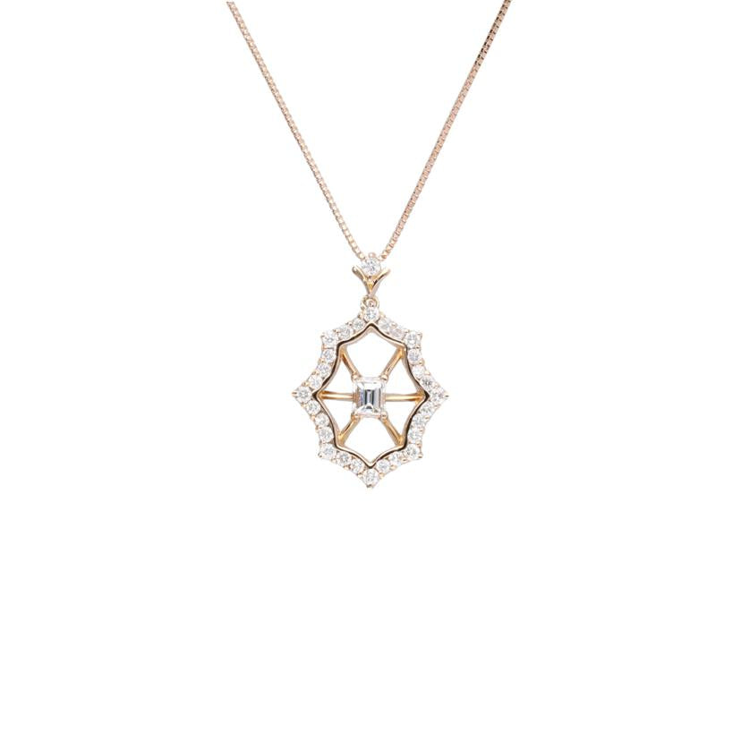 / K18ダイヤネックレス0.50ct//Aランク/75