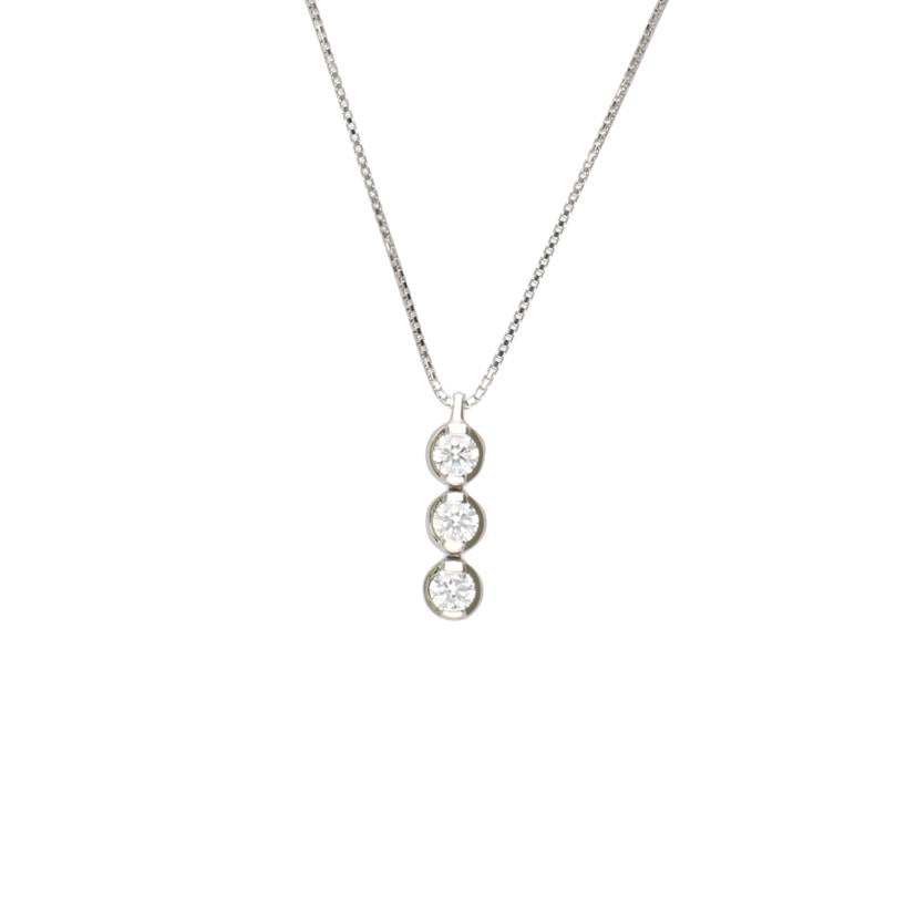 / PT900/850ダイヤネックレス0.50ct//Aランク/75