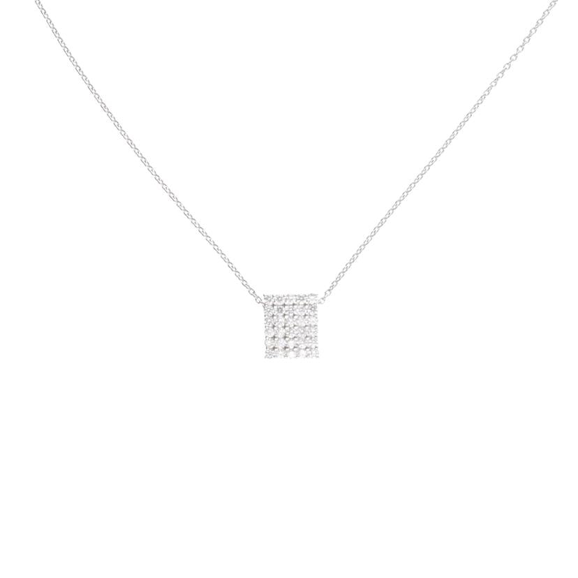/ K18WGダイヤネックレス0.80ct//Aランク/75
