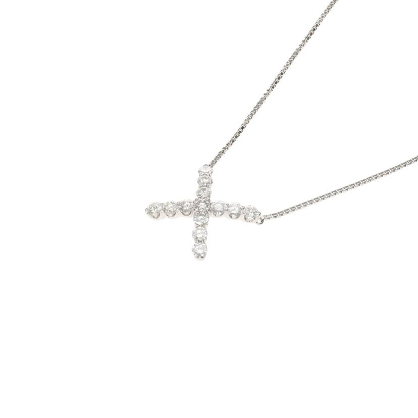 / PT900/850ダイヤネックレス1.12ct//Aランク/75