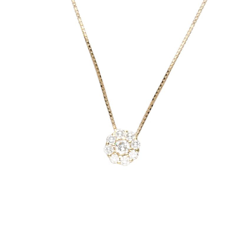 / K18ダイヤネックレス0.348/0.70ct//Aランク/75
