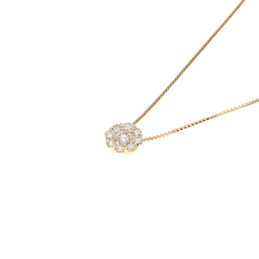 / K18ダイヤネックレス0.348/0.70ct//Aランク/75