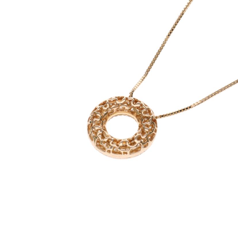 / K18ダイヤネックレス//Aランク/75