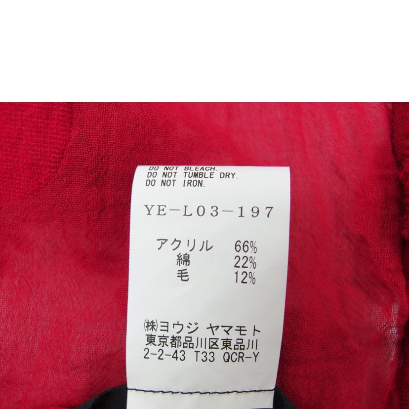 Y's/Y's ストール ドッド柄 レッド /YE-L03-197//Bランク/83