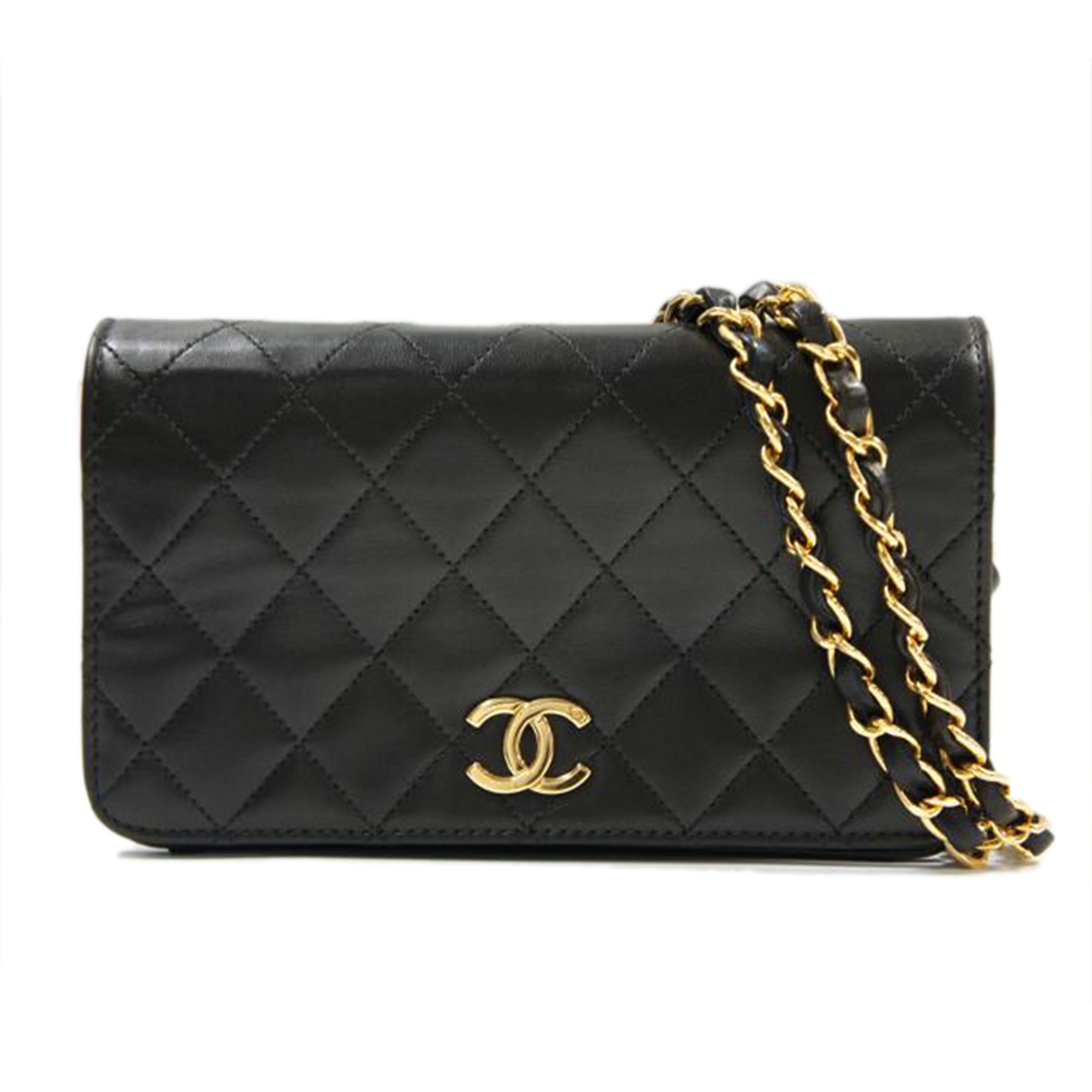 CHANEL シャネル/ミニマトラッセラムスキンシングルフラップチェーンショルダー/A03571//5355885/ABランク/75