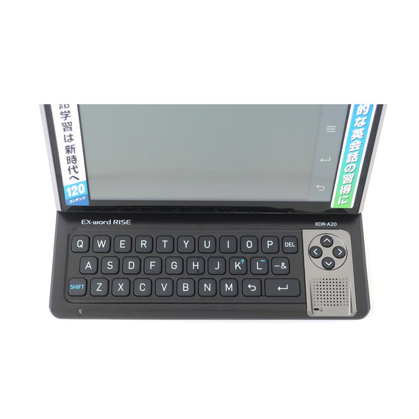 CASIO カシオ/英会話学習機 EX-word RISE 充電器なし/XDR-A20//768AW64FA019585/ABランク/65