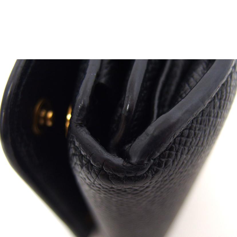 BALENCIAGA バレンシアガ/BBメタルロゴ/三つ折り財布/ブラック/601462 1000//527***/Bランク/04