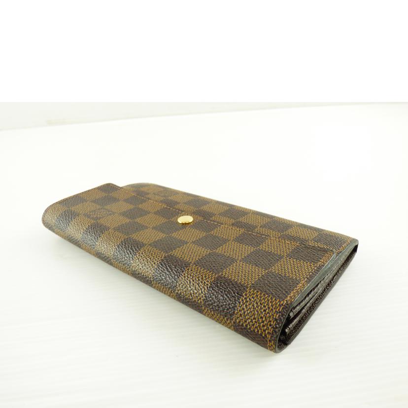LOUIS VUITTON ルイ・ヴィトン/ポルトフォイユ・サラ/ダミエ・エベヌ/N61734//CH4099/BCランク/64