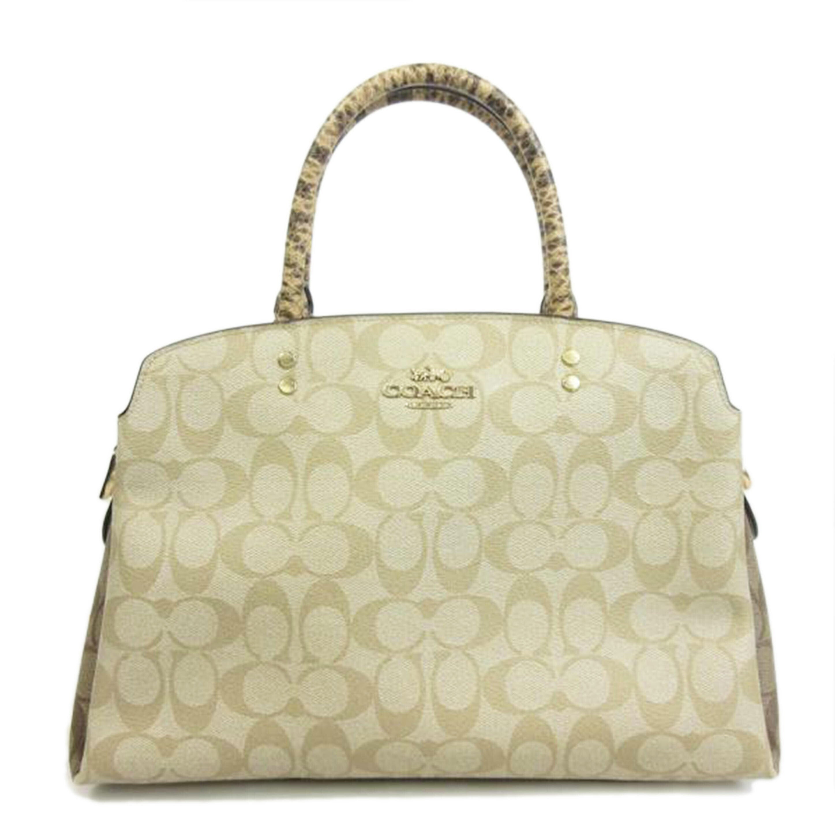 COACH コーチ/ラグジュアリーシグネチャーパイソンハンドル2Way/2724//B2023/Aランク/70