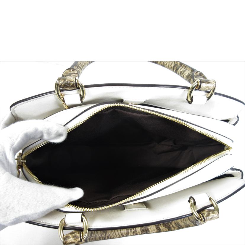 COACH コーチ/ラグジュアリーシグネチャーパイソンハンドル2Way/2724//B2023/Aランク/70